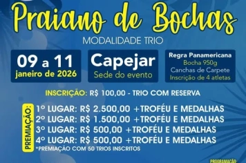 FINAL DE SEMANA É DE BOCHA PRAIANA EM JAGUARI