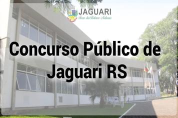 ABERTAS AS INSCRIÇÕES PARA O CONCURSO PÚBLICO DE JAGUARI