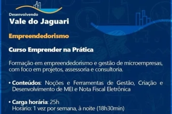  Estão abertas as inscrições para o curso Empreendedorismo na Prática!