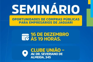 Prefeitura de Jaguari realiza apresentação do Plano de Contratações Anual 2026