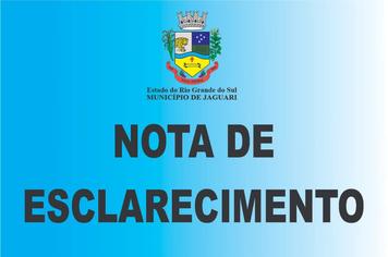Nota de Esclarecimento