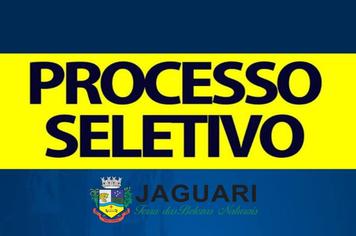 ATENÇÃO! INSCRITOS NO PROCESSO SELETIVO DE JAGUARI