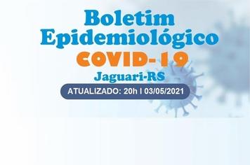 COMITÊ ESTRATÉGICO DE SAÚDE DE JAGUARI PARA ENFRENTAMENTO DO CORONAVÍRUS DIVULGA NOVO BOLETIM nº 320