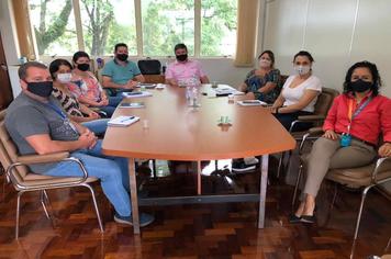 Prefeito Beto Turchiello recebe a visita do Senac
