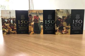 OBRA LITERÁRIA “150 ANOS IMIGRAÇÃO ITALIANA RIO GRANDE DO SUL” JÁ ESTÁ DISPONÍVEL PARA A COMUNIDADE