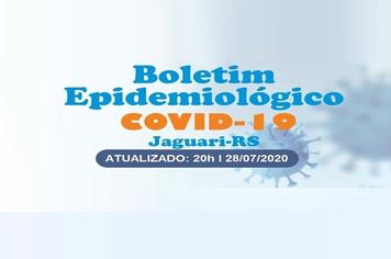 Comitê Estratégico de Saúde de Jaguari para enfrentamento do coronavírus divulga novo boletim nº 73