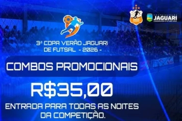 3ª COPA VERÃO JAGUARI DE FUTSAL 2026