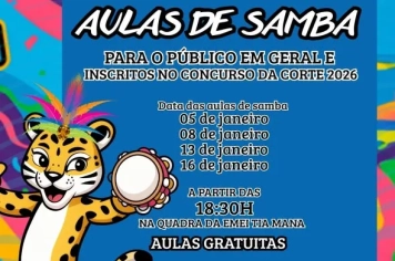 INSCRIÇÕES ABERTAS PARA A CORTE DO CARNAVAL DE JAGUARI 2026