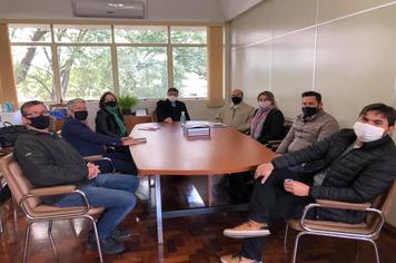 SENAC SANTA MARIA VISITA O PREFEITO BETO TURCHIELLO