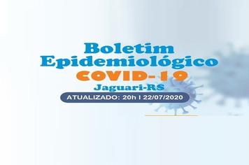 Comitê Estratégico de Saúde de Jaguari para enfrentamento do coronavírus divulga novo boletim nº 63