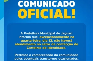COMUNICADO OFICIAL