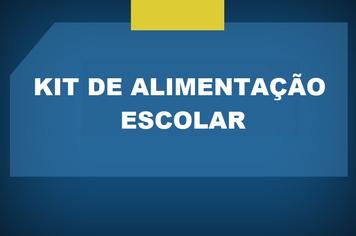 Município realiza nova chamada de cadastro para recebimento do kit de alimentação escolar, com período de inscrição de 23 a 27/11.