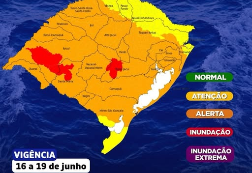 ALERTA HIDRÓLOGICO: COMUNICADO A POPULAÇÃO DE JAGUARI