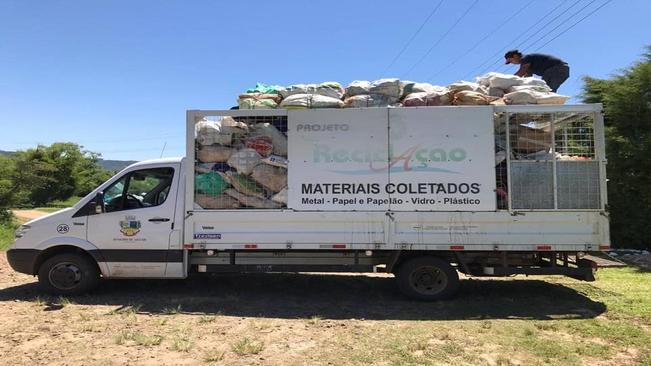AVISO: Coleta de Material Reciclável nos dias 12, 13, 14 e 15 de Janeiro, nas estradas principais do interior do Município