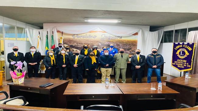 POSSE DOS NOVOS DIRIGENTES DO LIONS CLUBE DE JAGUARI