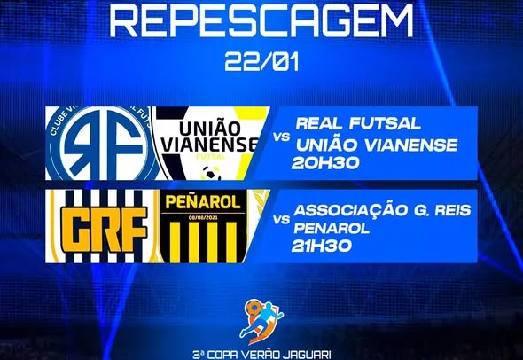 COMEÇA A FASE DE REPESCAGEM DA COPA VERÃO JAGUARI DE FUTSAL 2026