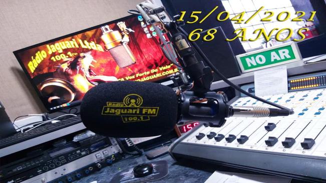 ABRIL É O MÊS DE ANIVERSÁRIO DA RÁDIO JAGUARI: 68 ANOS DE COMUNICAÇÃO